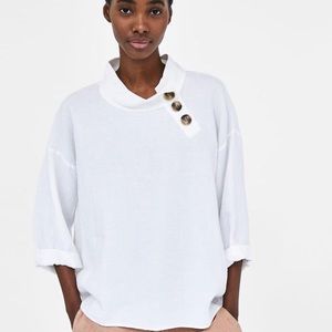 Zara linen blouse